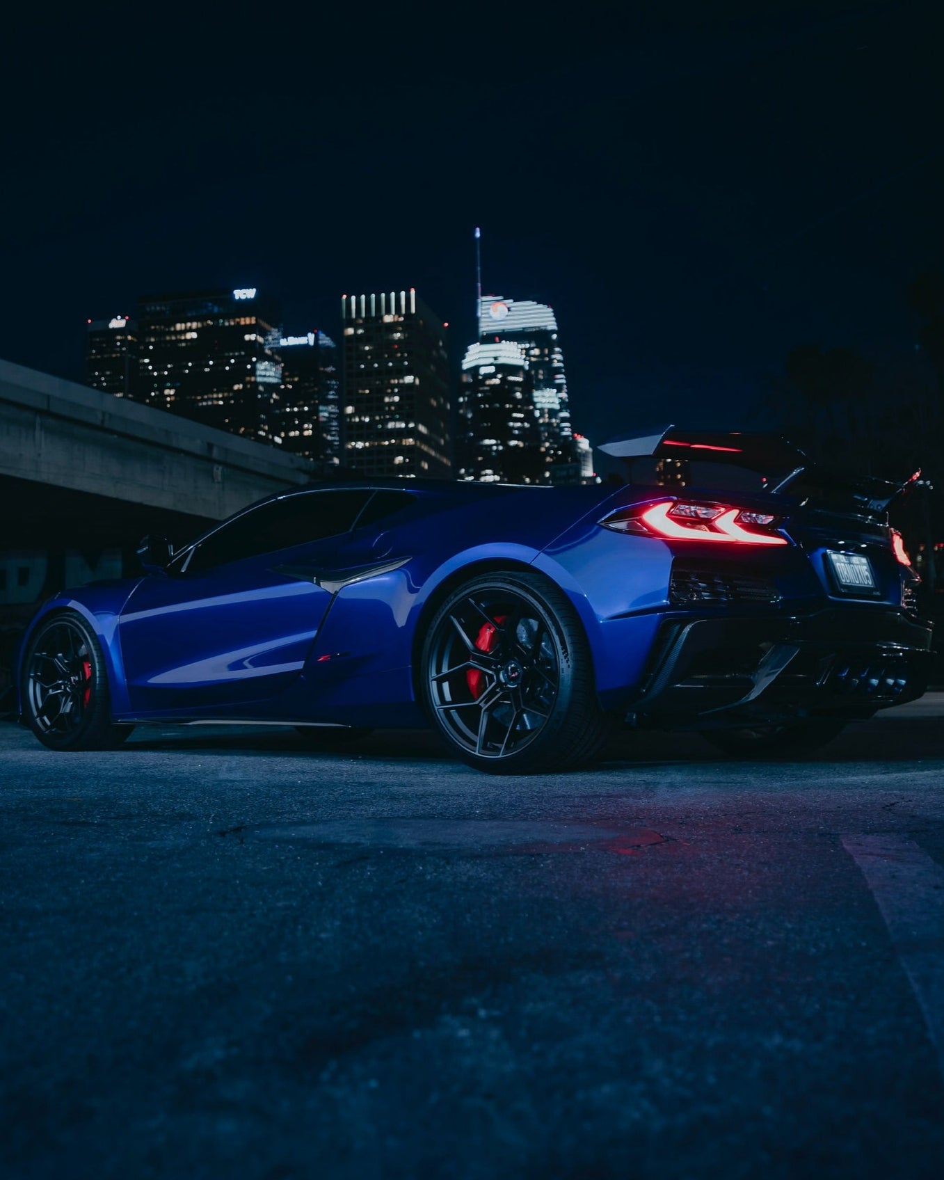 Blaque Diamond BD-F25 Satin Black (C8 Z06 Corvette)