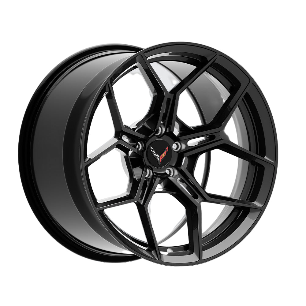 Blaque Diamond BD-F25 Gloss Black (C8 Z06 Corvette)