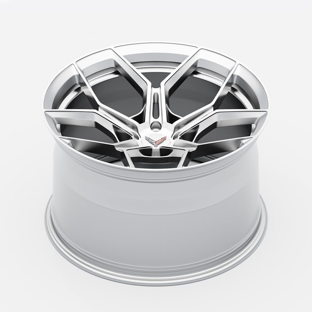 Blaque Diamond BD-F25 Brushed Silver (C8 Z06 Corvette)