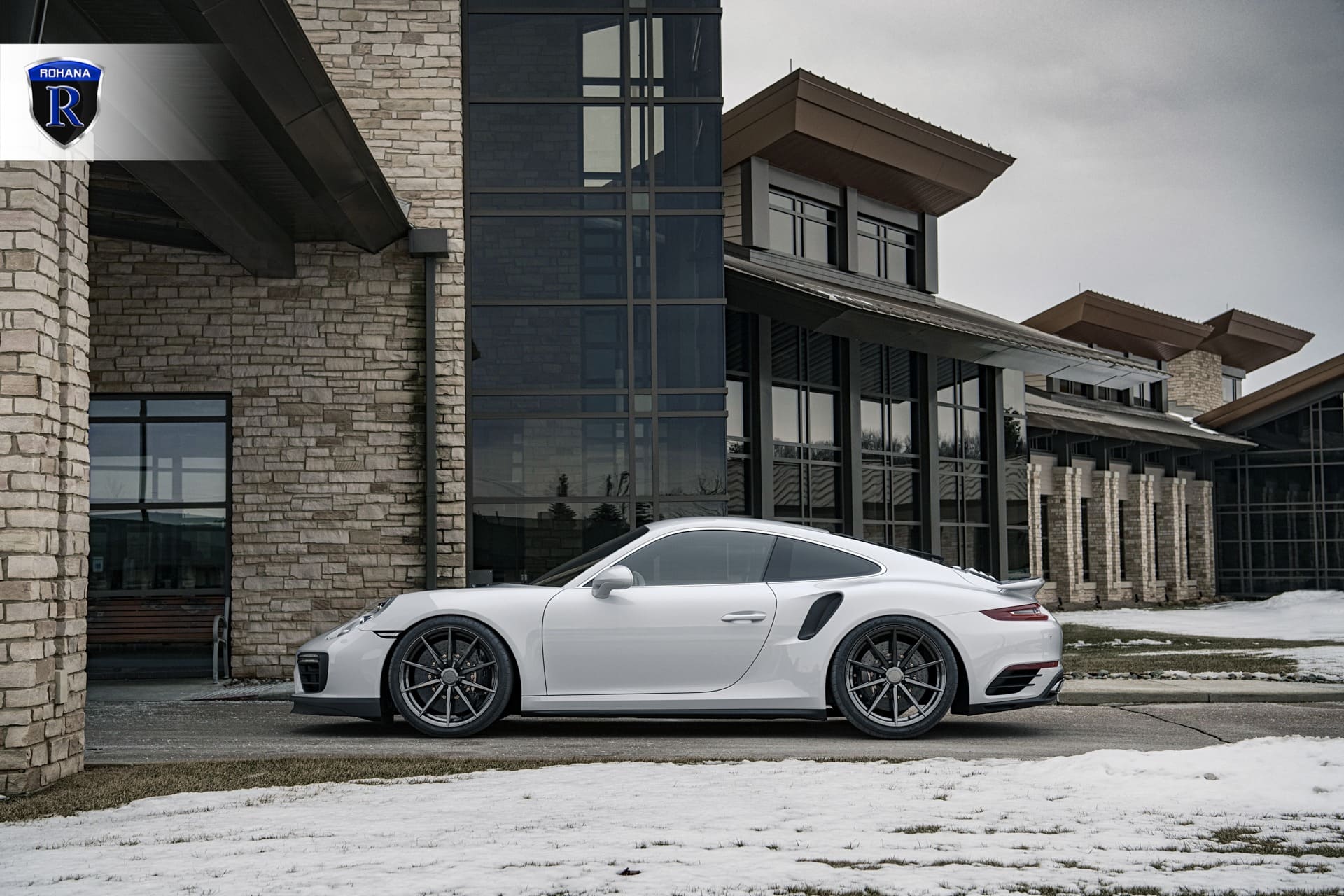 Rohana RFX1 Matte Black On Porsche 911 S