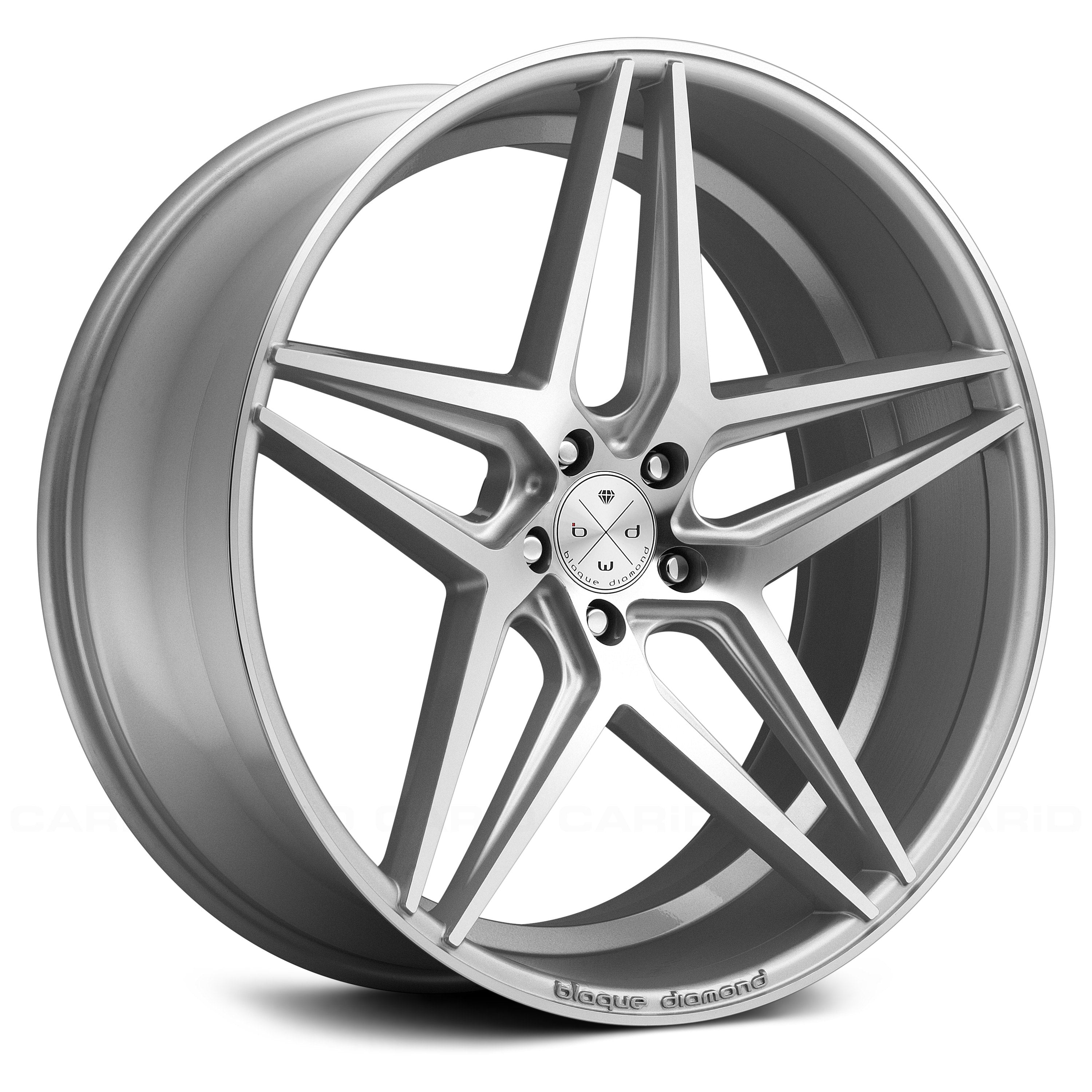 Blaque Diamond BD-8 Silver w/ Polish Face