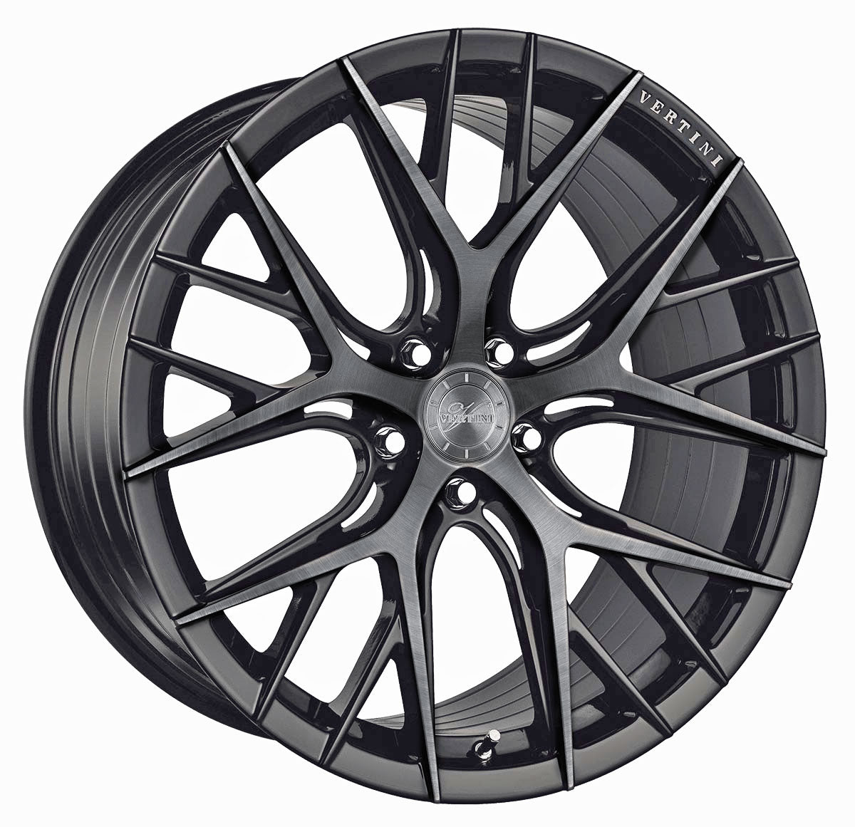 Vertini RFS2.1 wheel in sleek Dual Gunmetal Brushed finish