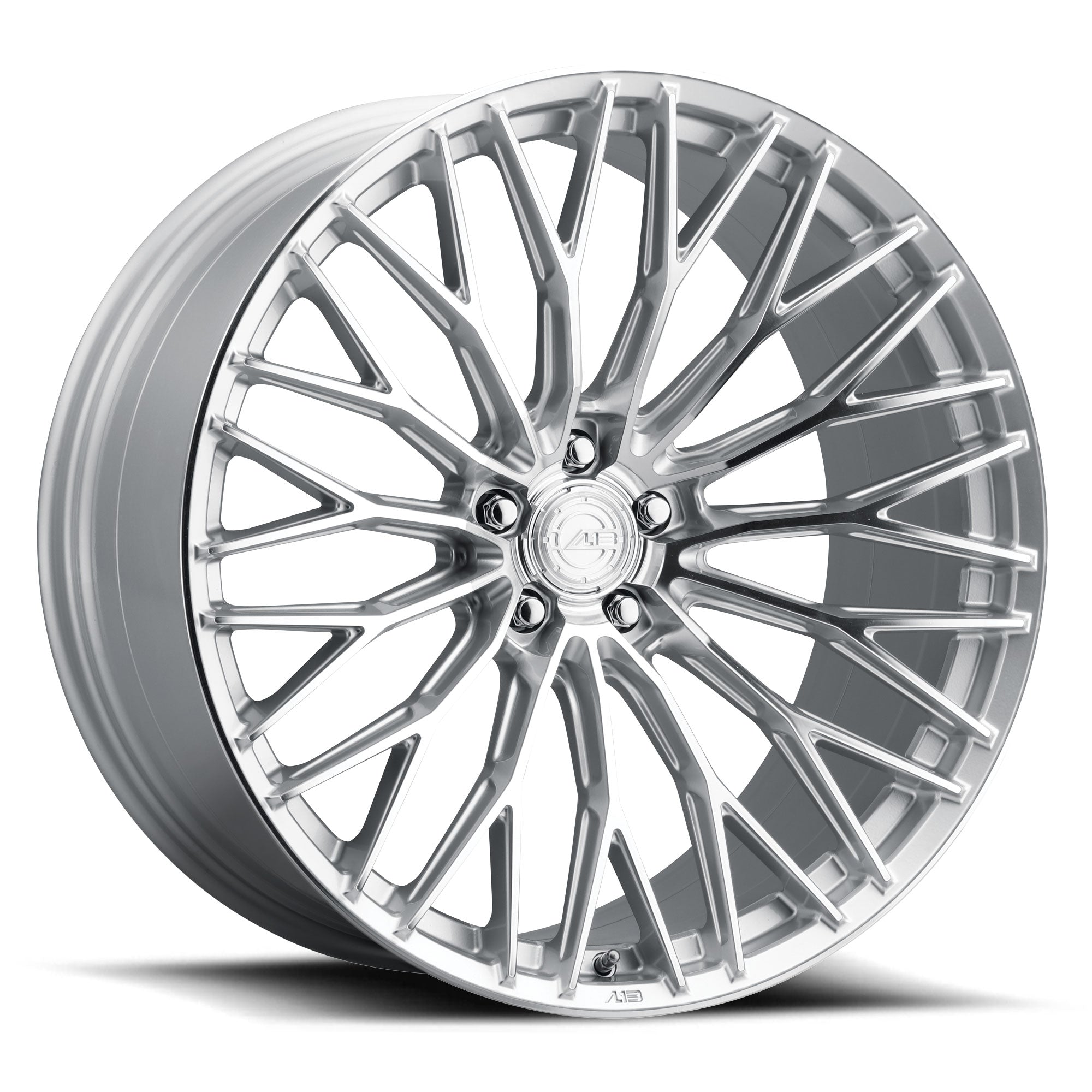 AL13 FR100 Diamond Silver C8 Corvette (20X9/21X12 Setup) Full Set