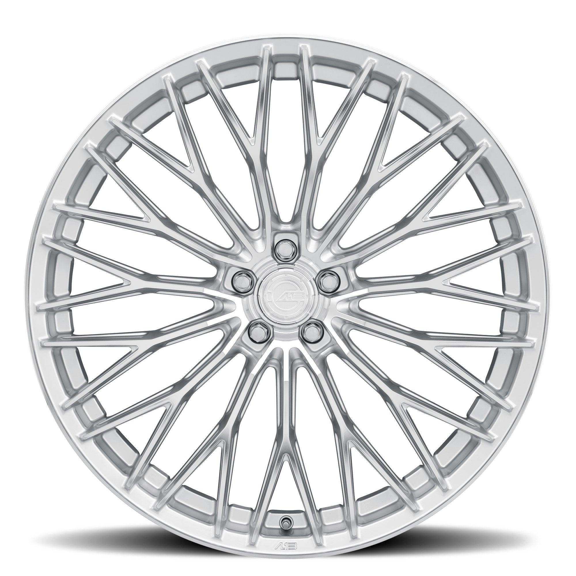 AL13 FR100 Diamond Silver C8 Corvette (20X9/21X12 Setup) Full Set