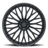 AL13 FR100 Satin Black C8 Corvette (20X9/21X12 Setup) Full Set