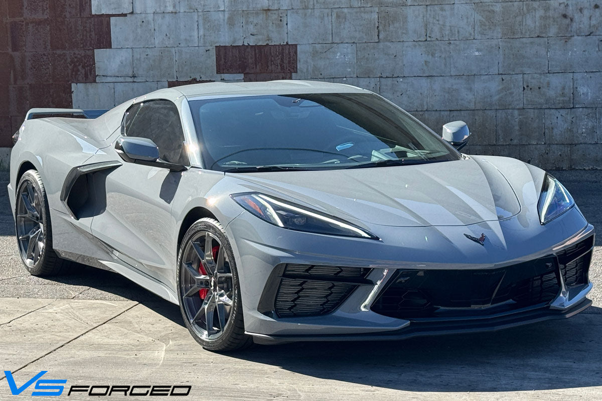 VS Forged VF01 Brushed Titanium (19x8.5/20x11 Setup) Full Set - Forged