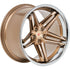 Ferrada CM1 Brushed Cobre w/ Polish Chrome Lip