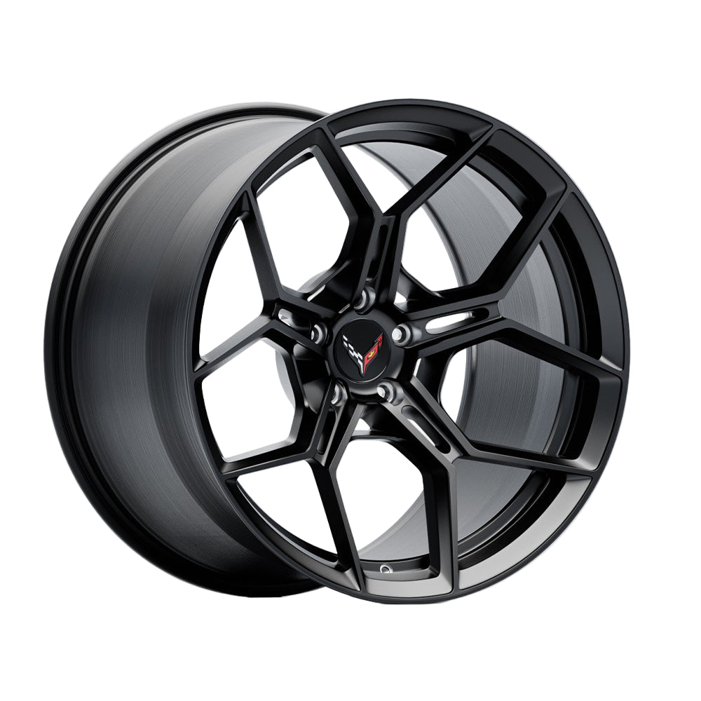 Blaque Diamond BD-F25 Satin Black (C8 Z06 Corvette)