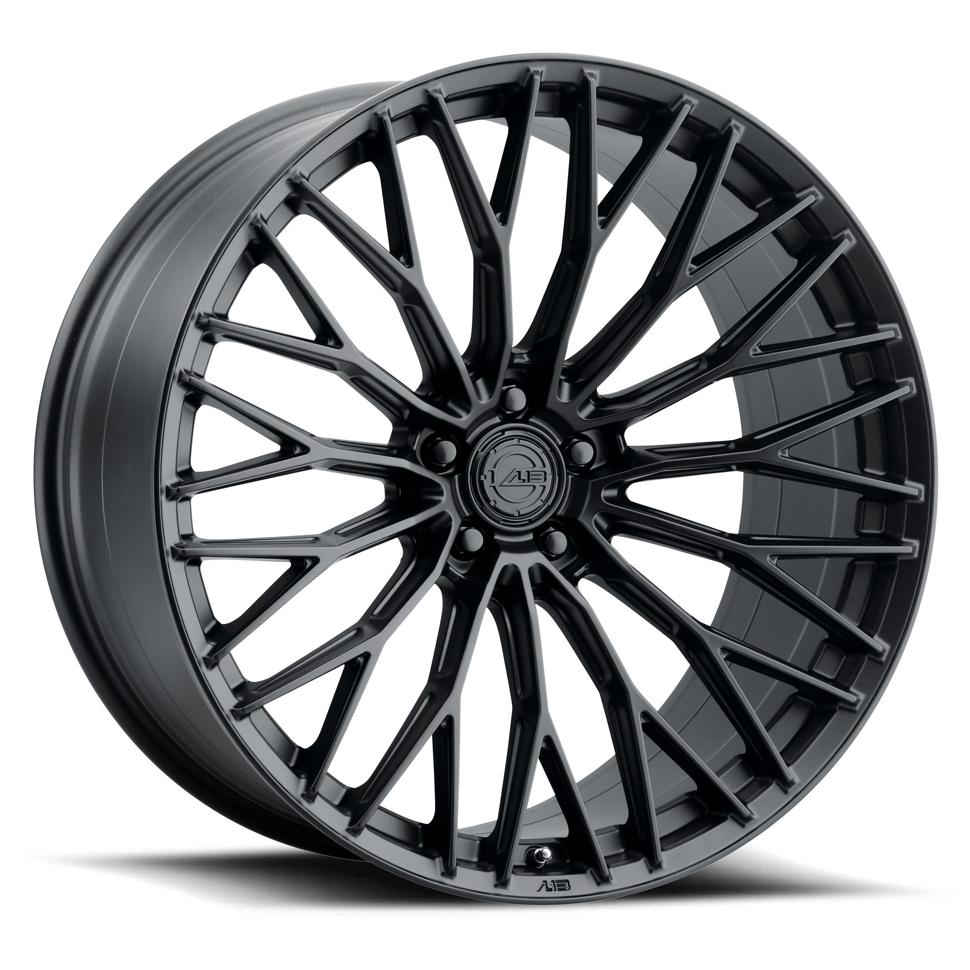 AL13 FR100 Satin Black C8 Corvette (20X9/21X12 Setup) Full Set