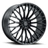 AL13 FR100 Satin Black C8 Corvette (20X9/21X12 Setup) Full Set