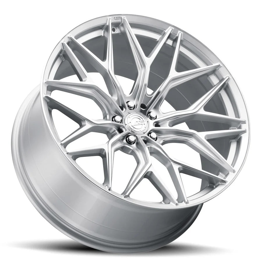 AL13 FR80 Diamond Silver C8 Corvette (20X9/21X12 Setup) Full Set