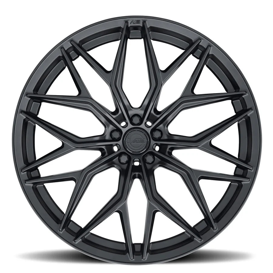AL13 FR80 Satin Black C8 Corvette (20X9/21X12 Setup) Full Set