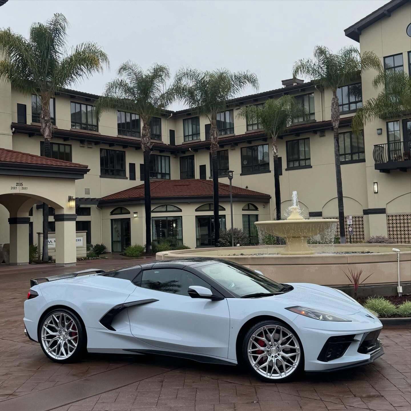 AL13 FR80 Diamond Silver C8 Corvette (20X9/21X12 Setup) Full Set