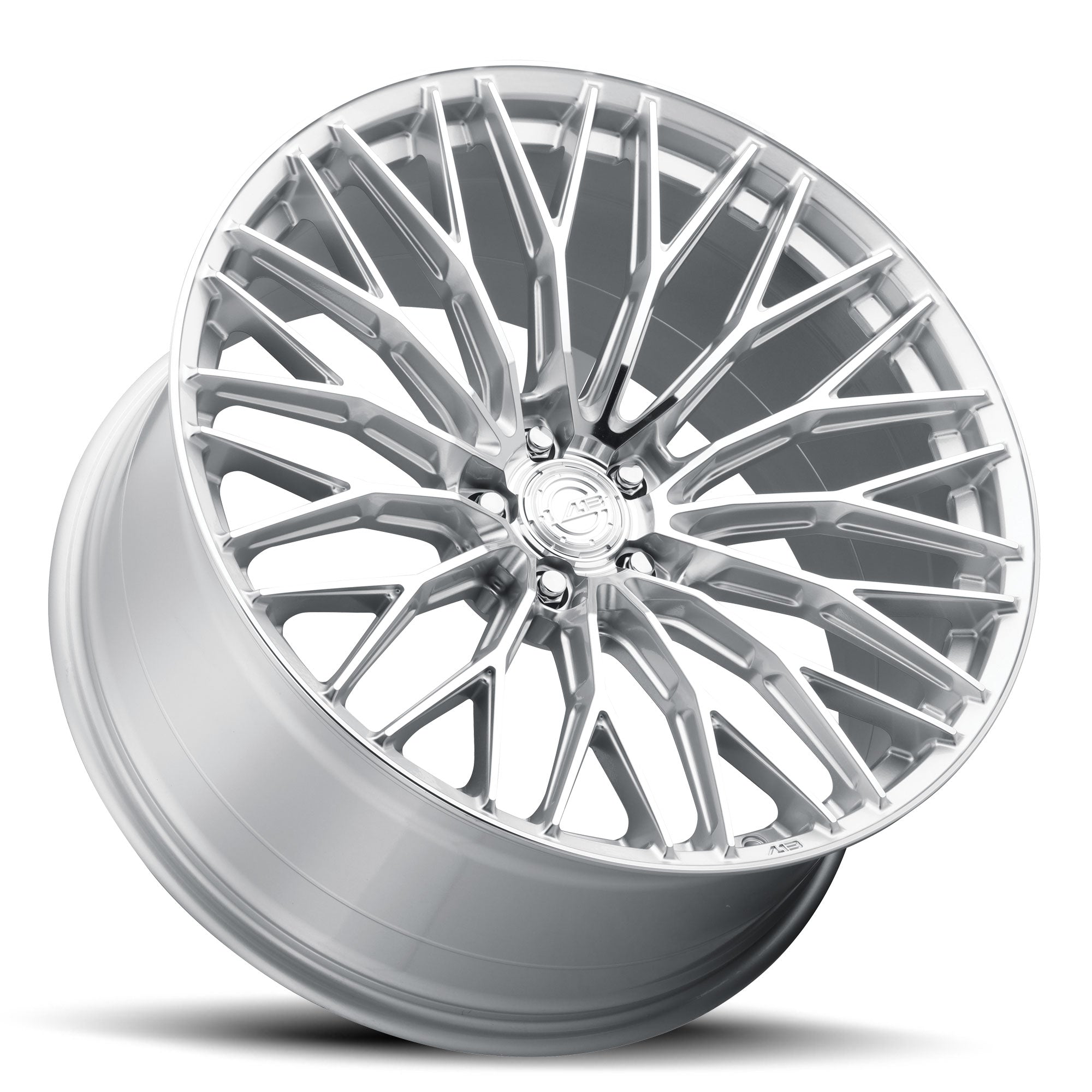 AL13 FR100 Diamond Silver C8 Corvette (20X9/21X12 Setup) Full Set