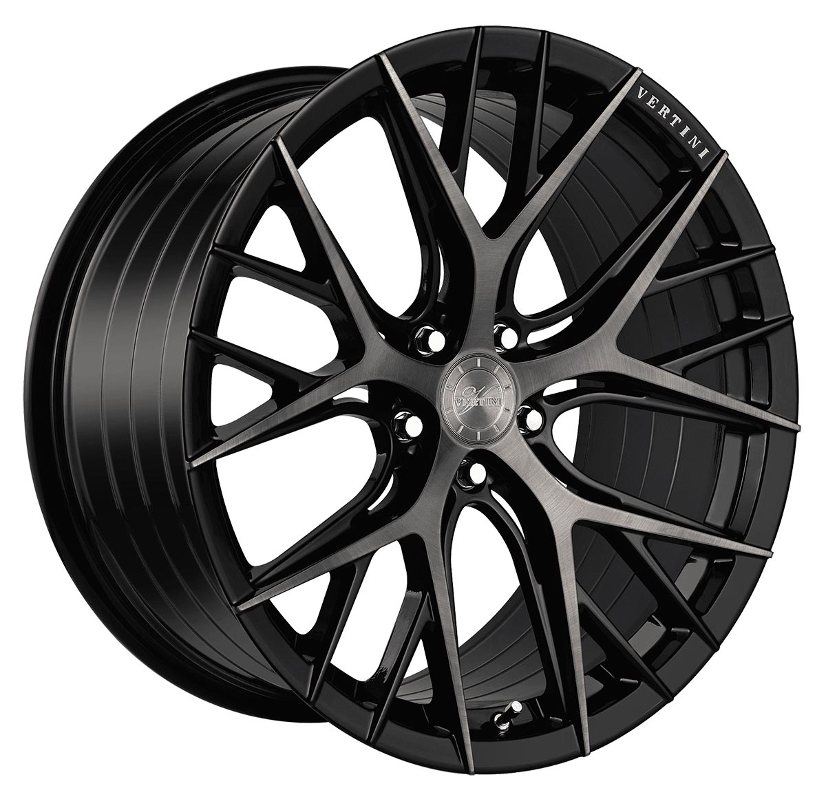 Vertini RFS2.1 Brushed Dual Black (19x8.5/20x11 Setup) Full Set