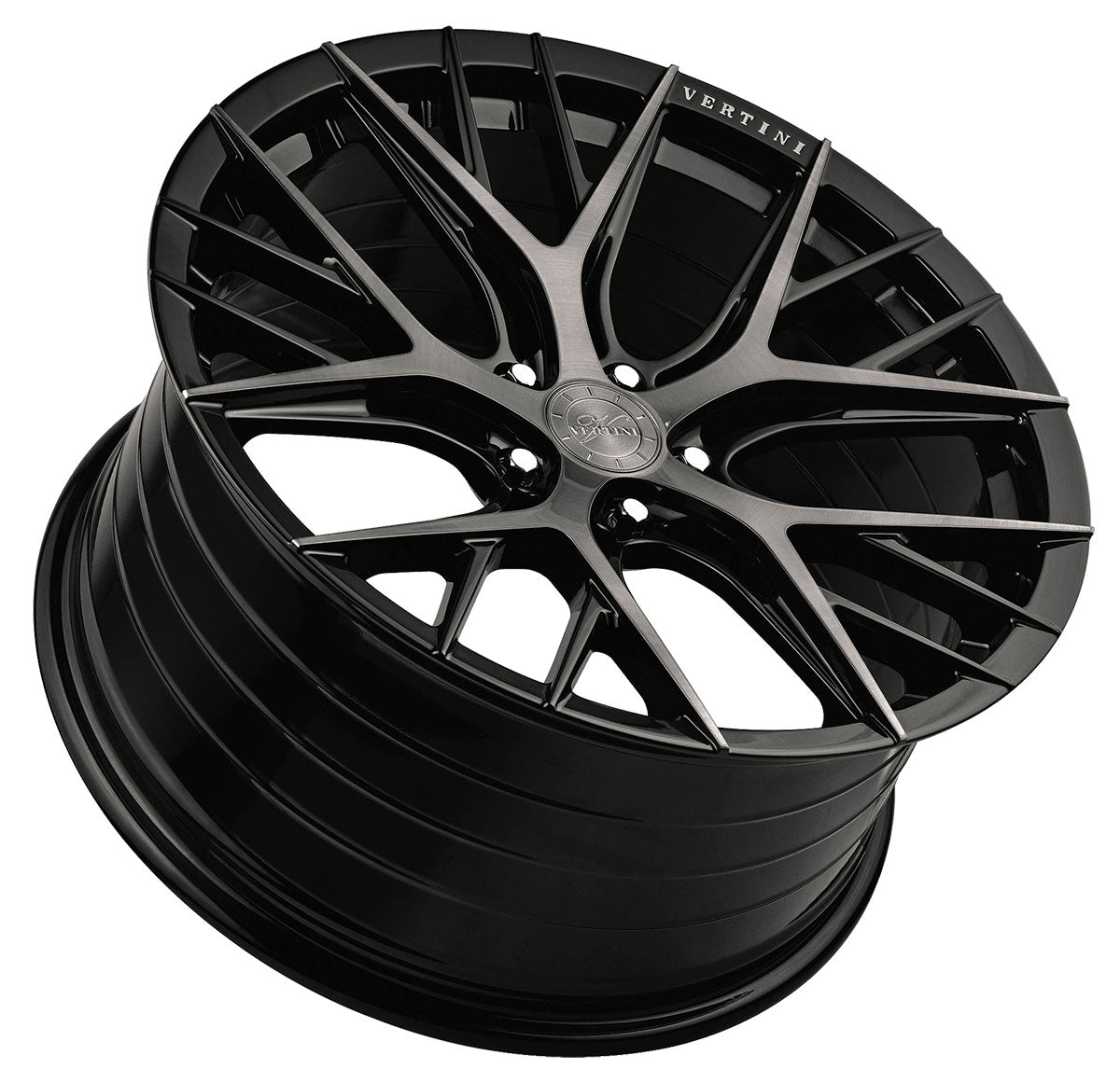 Vertini RFS2.1 Brushed Dual Black (19x8.5/20x11 Setup) Full Set