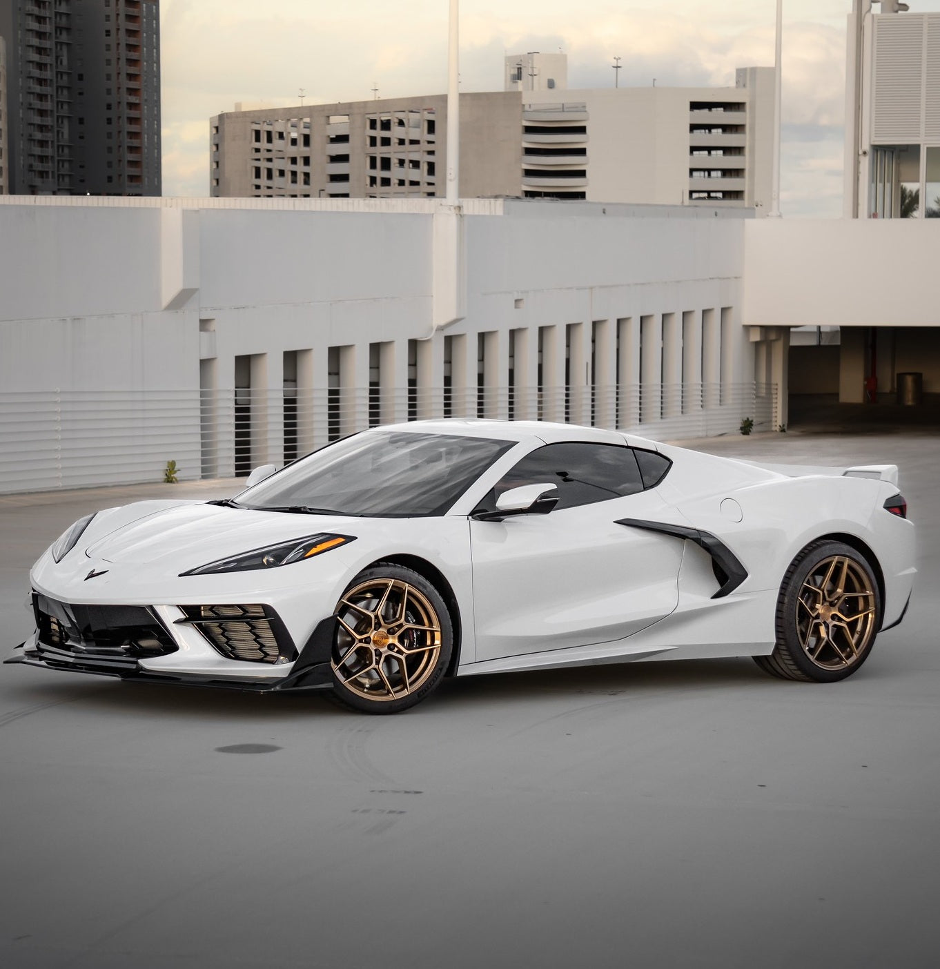 Rohana RFX11 Brushed Bronze C8 Corvette (20x9/21x12 Setup) Full Set