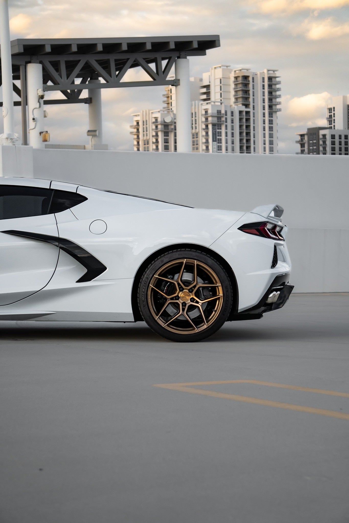 Rohana RFX11 Brushed Bronze C8 Corvette (20x9/21x12 Setup) Full Set