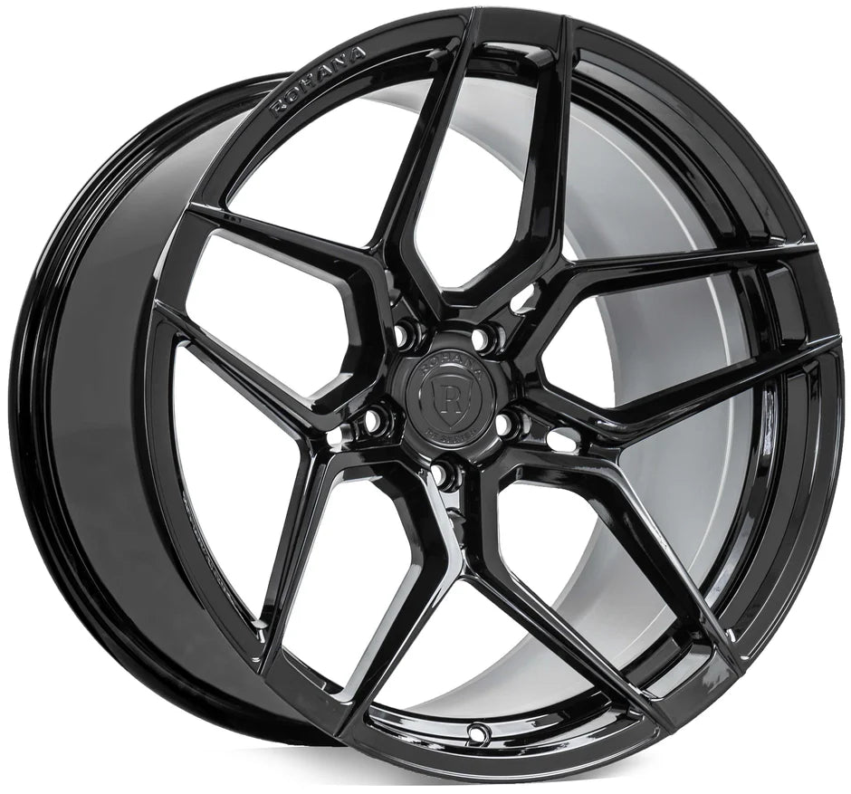 Rohana RFX11 Gloss Black C8 Corvette (20x9/21x12 Setup) Full Set