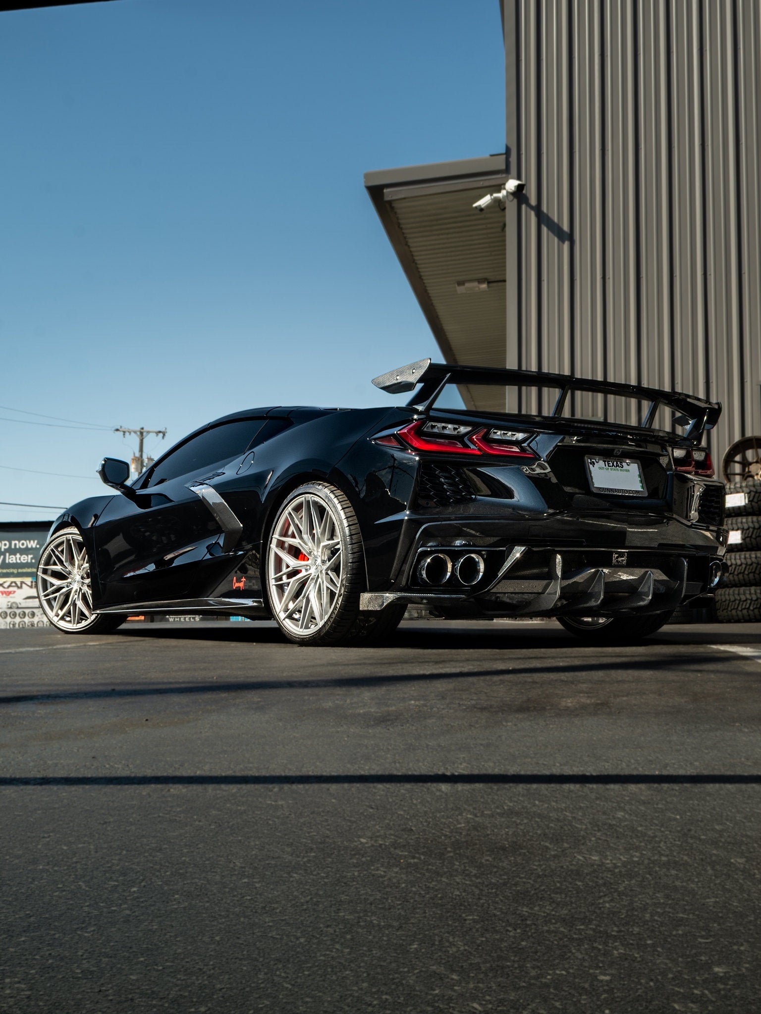Rohana RFX17 Brushed Titanium C8 Corvette (19x8.5/20x11 Setup) Full Set
