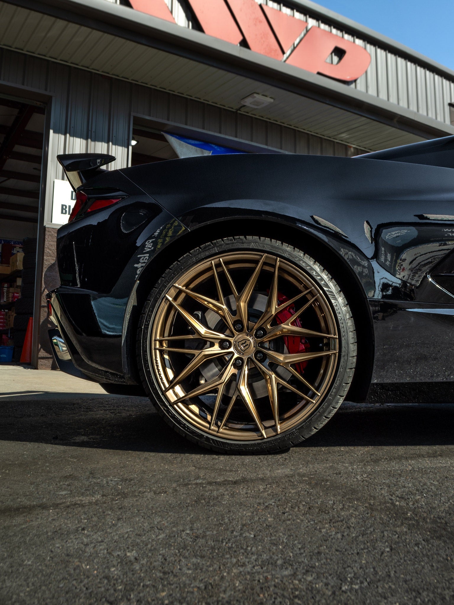 Rohana RFX17 Gloss Bronze C8 Corvette (19x8.5/20x11 Setup) Full Set