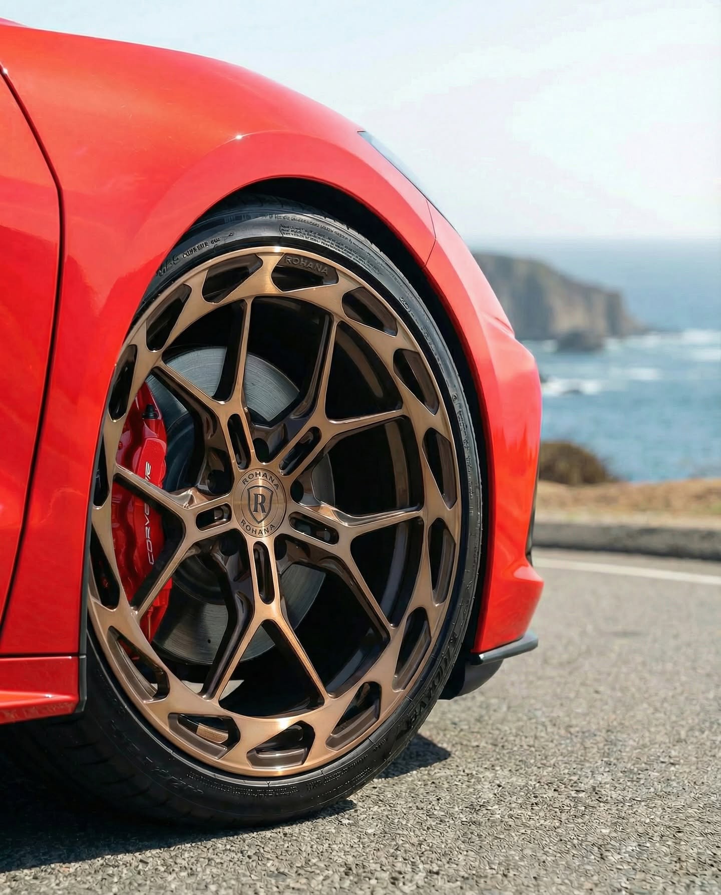 Rohana RFX19 Machine Bronze C8 Corvette (19x8.5/20x11 Setup) Full Set