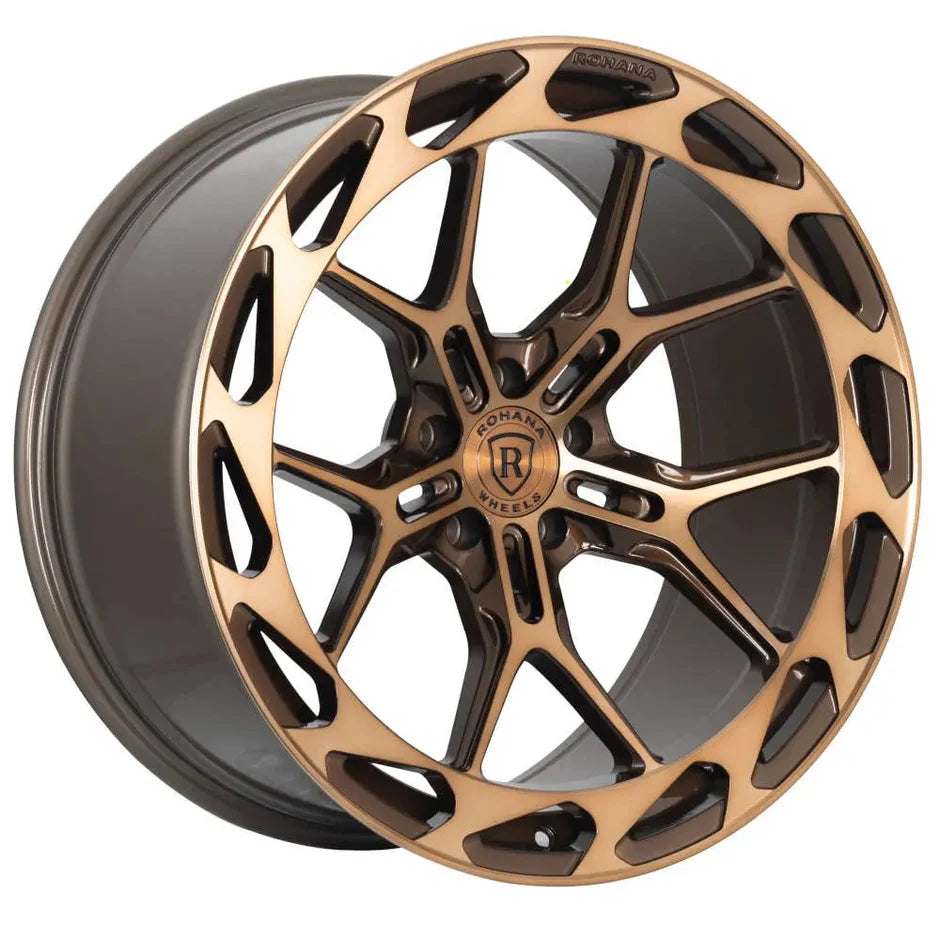 Rohana RFX19 Machine Bronze C8 Corvette (19x8.5/20x11 Setup) Full Set