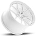 Variant Nysa Gloss White (20x9/21x12 Setup) Full Set - Forged
