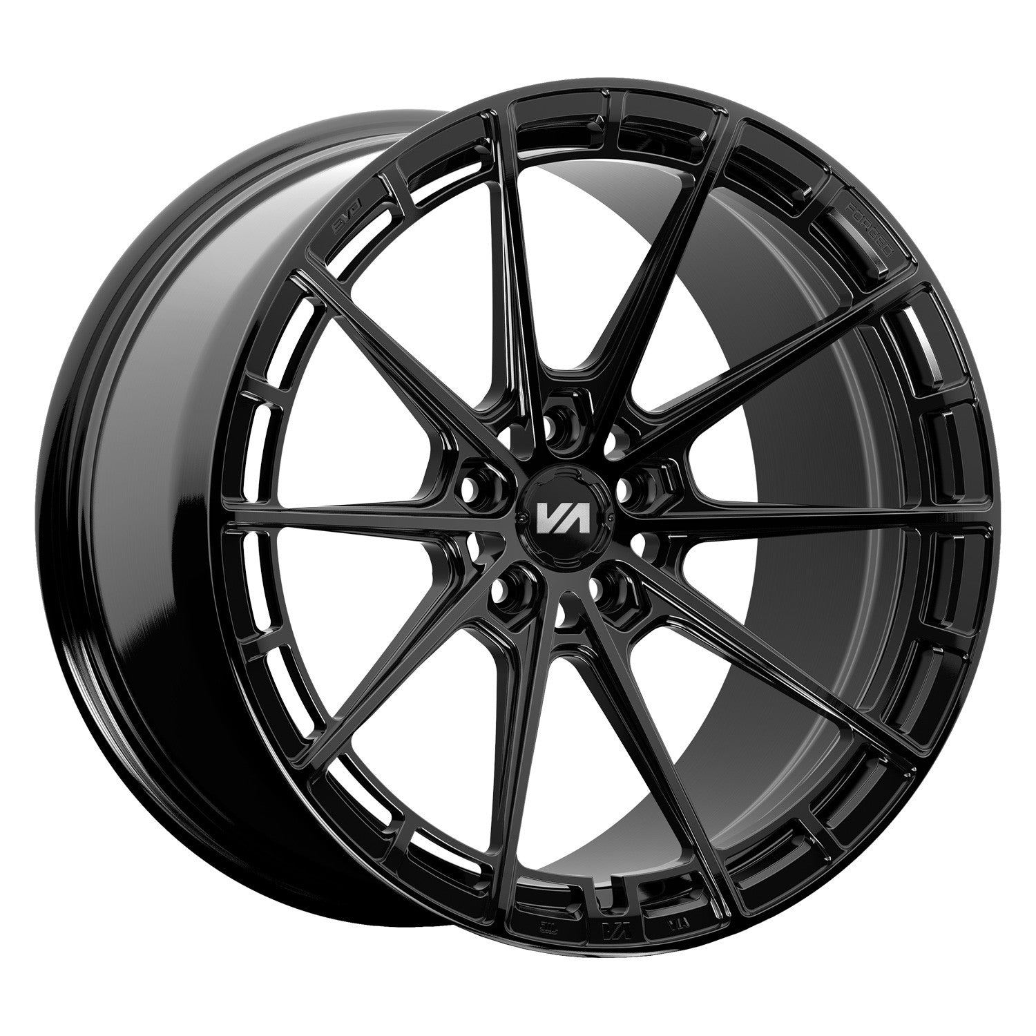 Variant Aure Gloss Black (20x9/21x12 Setup) Full Set - Forged