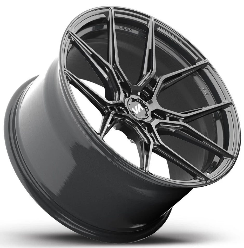 Variant Nysa Gloss Gunmetal (20x9/21x12 Setup) Full Set - Forged
