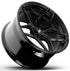 Variant Zeno Gloss Black  (19x8.5/20x11 Setup) Full Set