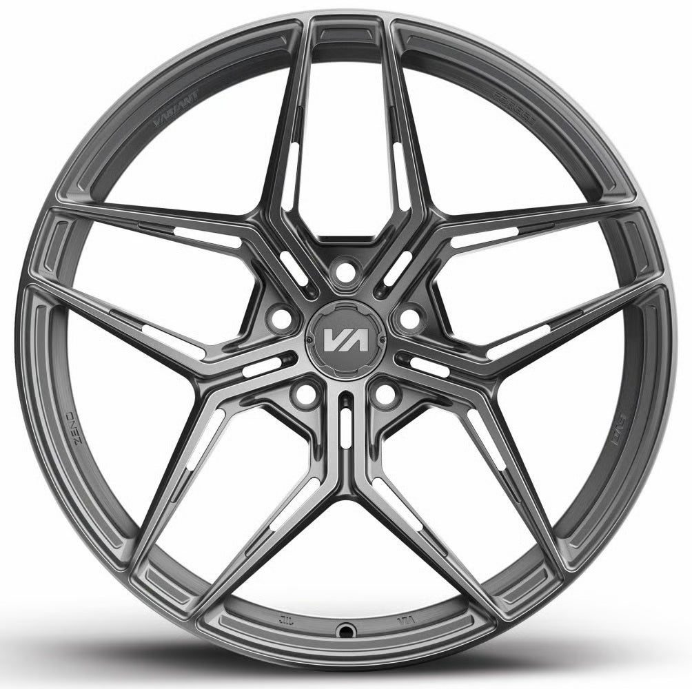 Variant Zeno Satin Gunmetal (20x9/21x12 Setup) Full Set - Forged