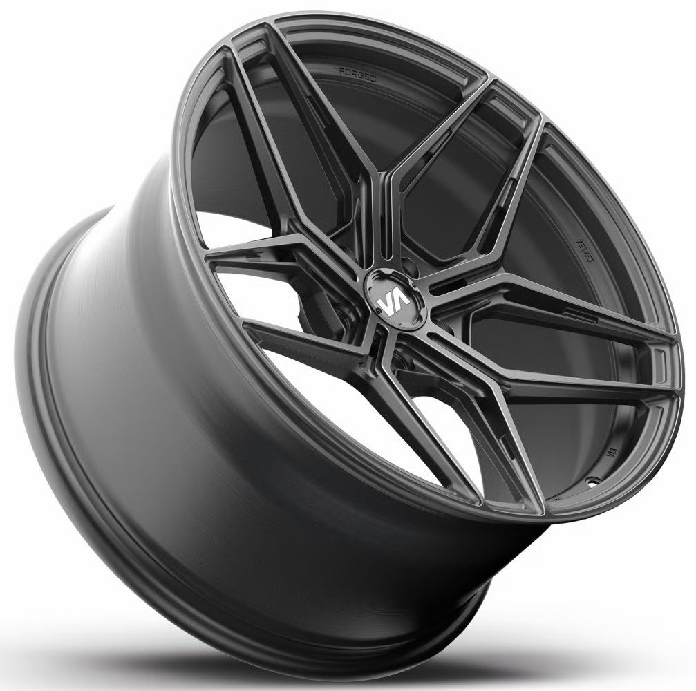 Variant Zeno Satin Gunmetal (20x9/21x12 Setup) Full Set - Forged