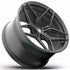 Variant Zeno Satin Gunmetal (20x9/21x12 Setup) Full Set - Forged