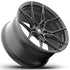Variant Nysa Satin Gunmetal (20x9/21x12 Setup) Full Set - Forged