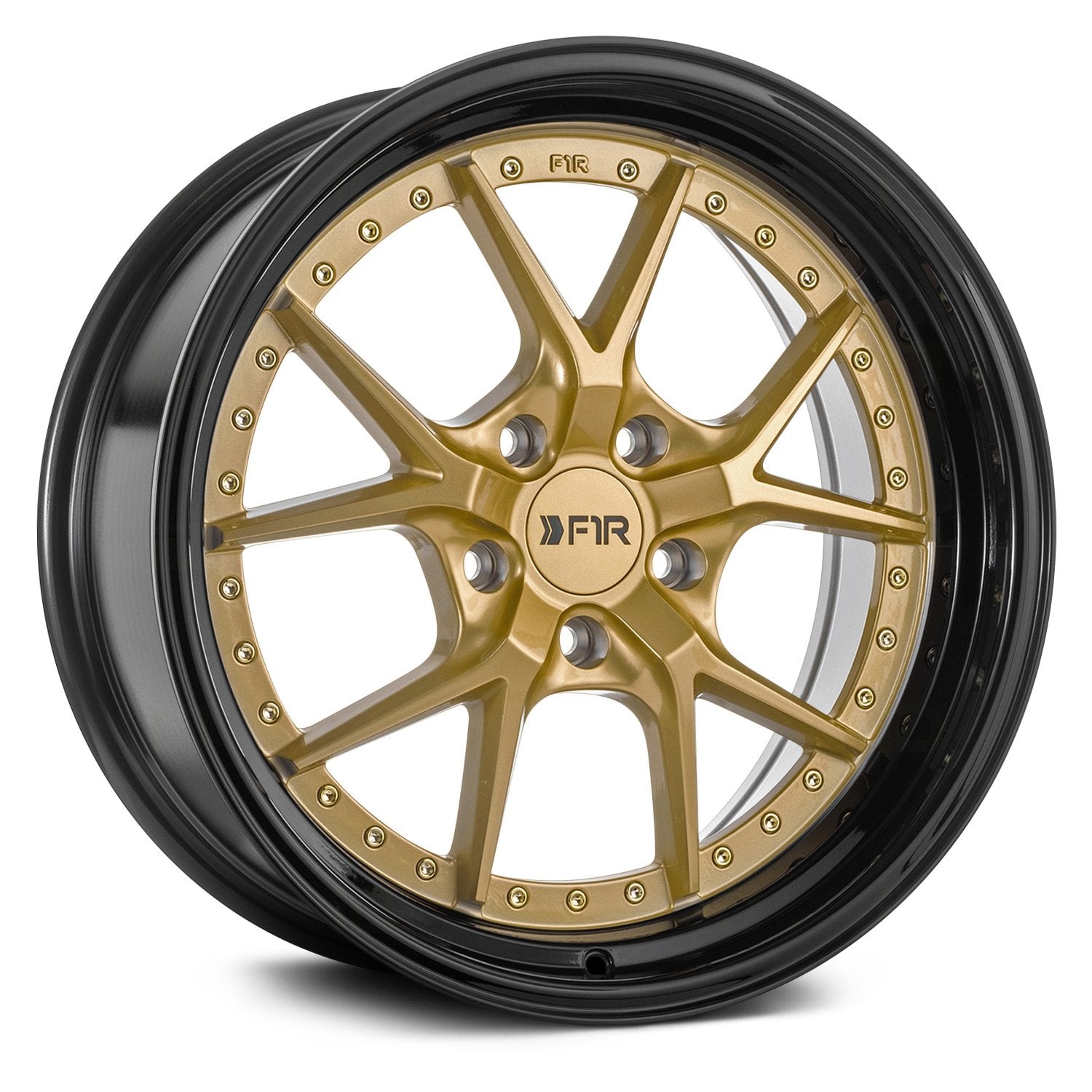 F1R F105 Gold w/ Black Lip