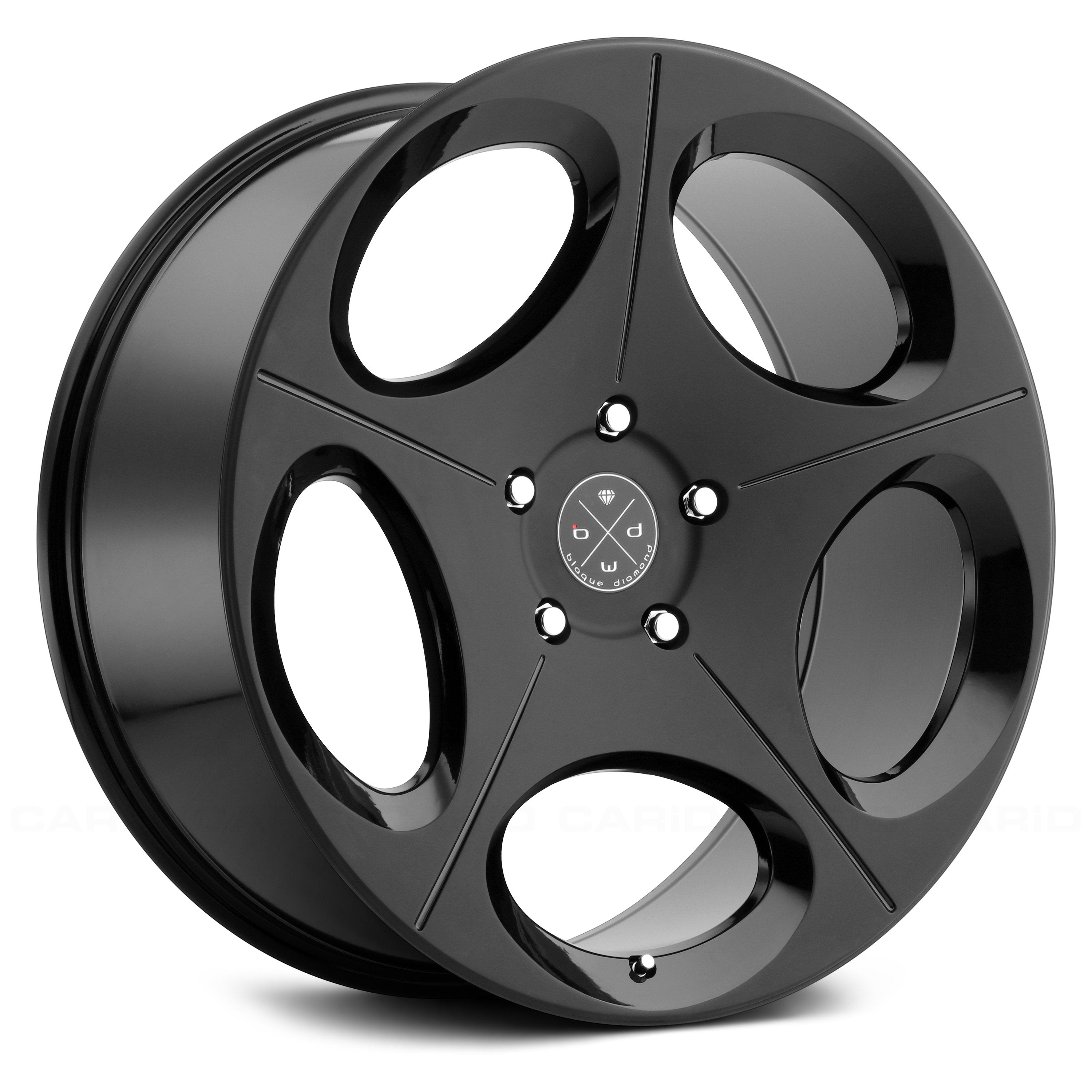 Blaque Diamond BD-77 Gloss Black w/ Matte Black Face