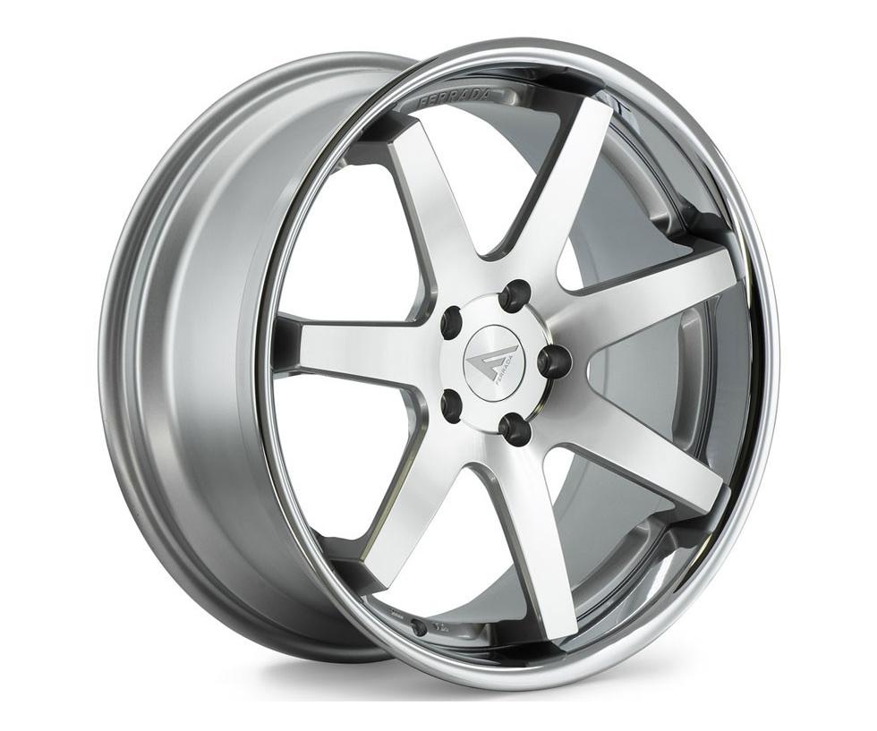 Ferrada FR1 Machine Silver w/ Chrome Lip
