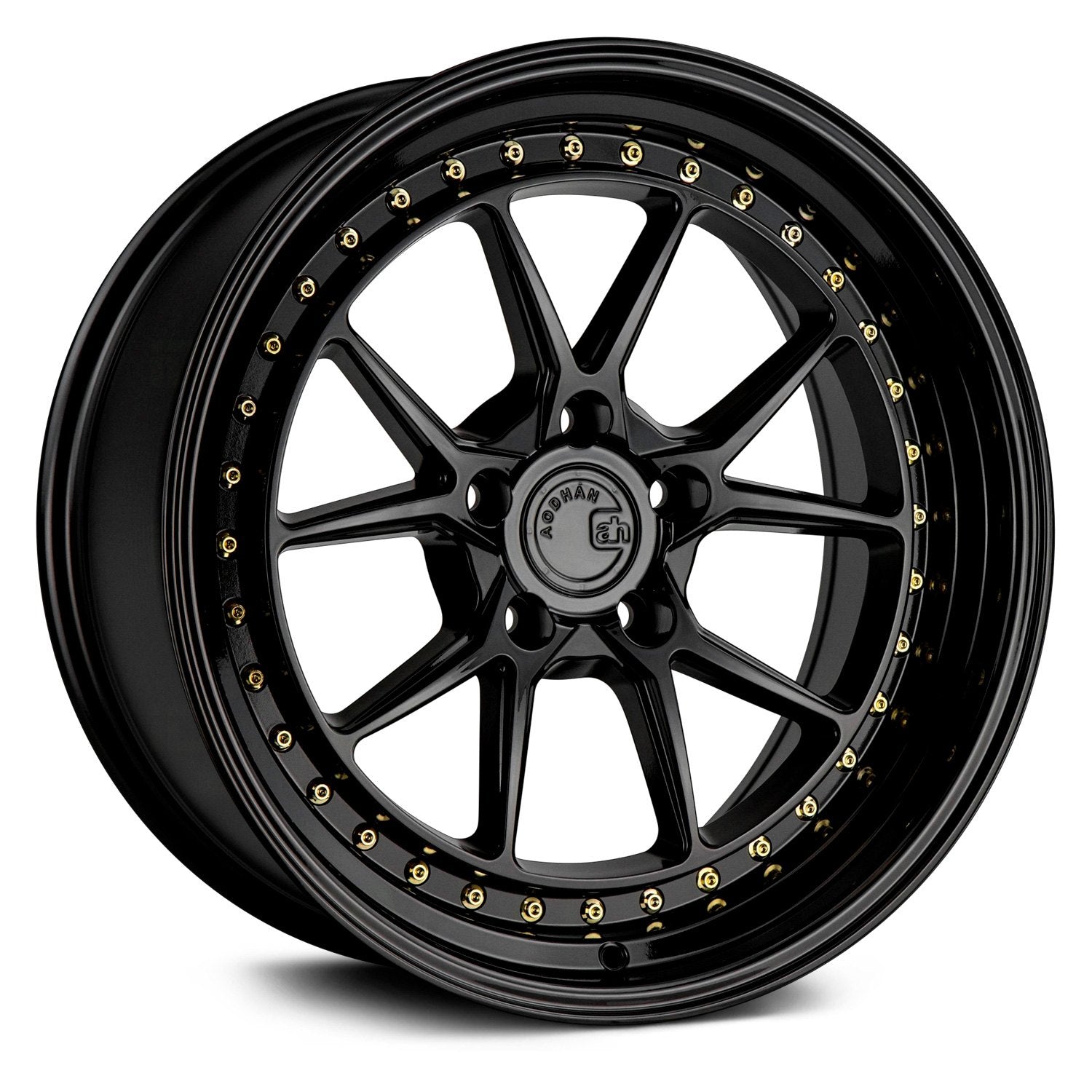Aodhan DS08 Gloss Black (Gold Rivet)