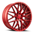 NV Wheels NV1 Brushed Red