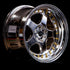JNC 010 Chrome w/ Gold Rivets