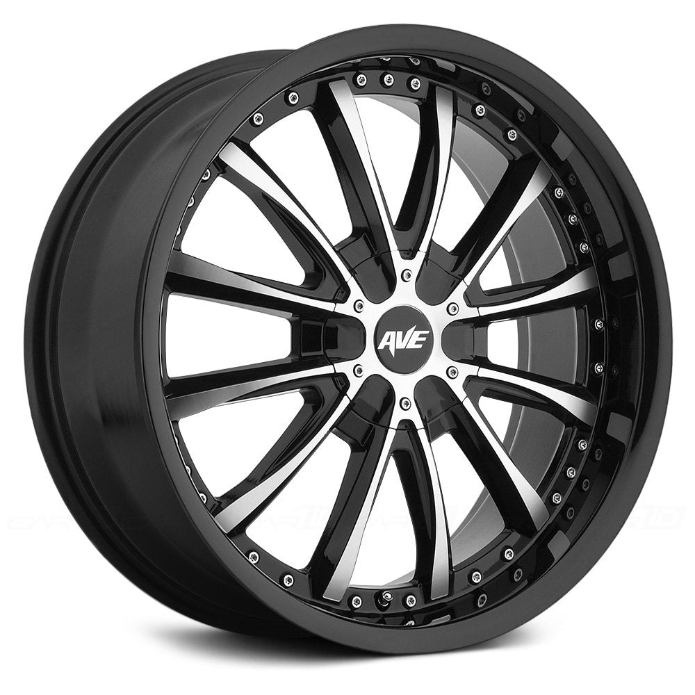 Avenue A611 Gloss Black Machined