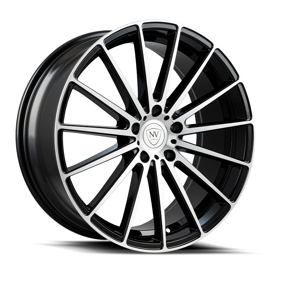 NV Wheels NVXV SIlver Machine Face