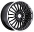 TSW Silverstone Gloss Black W/Mirror Cut Lip