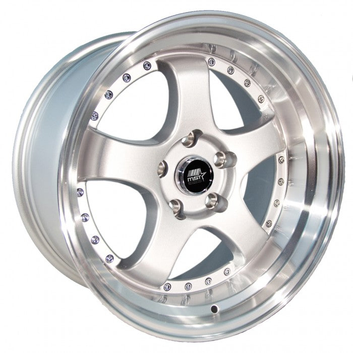 MST MT07 Silver w/ Machined Lip
