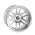 Cosmis Racing XT206R Silver w/ Machined Face and Lip