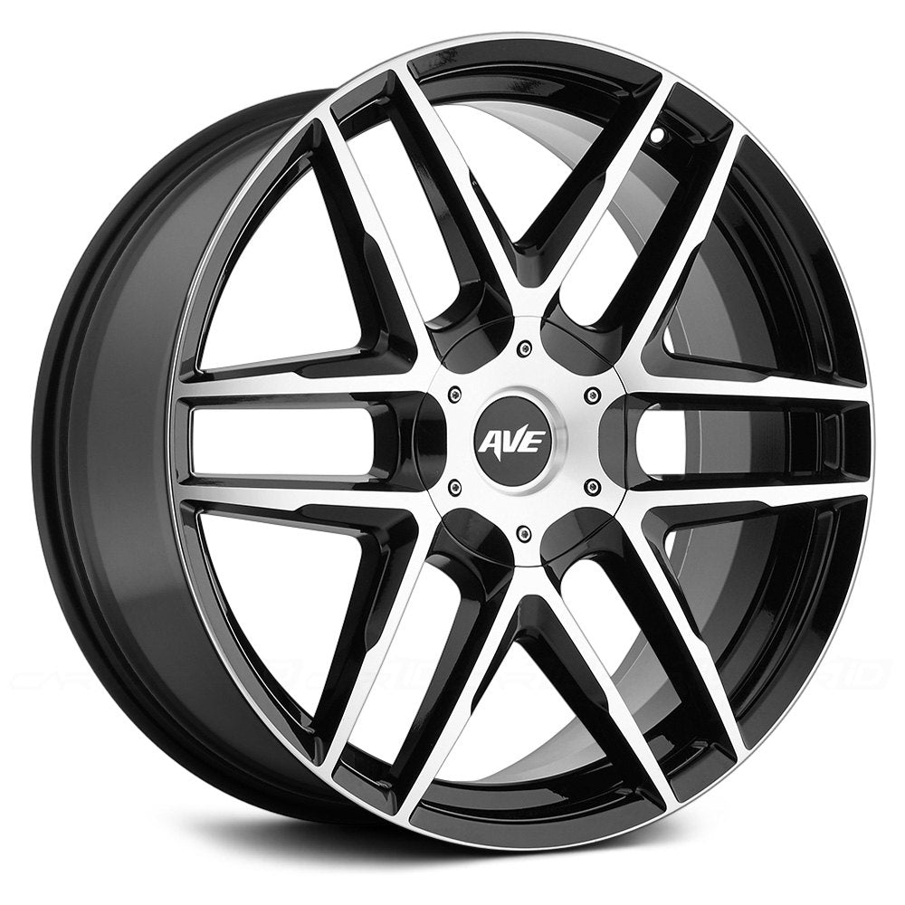 Avenue A613 Gloss Black Machined