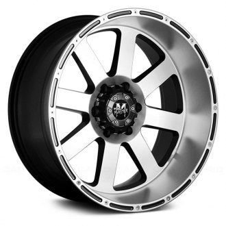 Off-Road Monster M18 Flat Black Machined Face