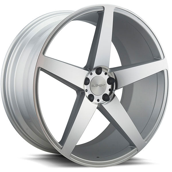 Element EL005 Silver Machined Face