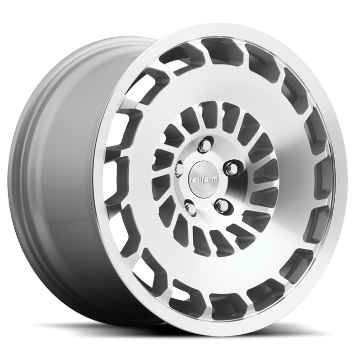 Rotiform R135 CCV Gloss Silver Machined